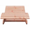 vidaXL Sun Lounger Natural wood Solid Douglas fir wood 80.7 x 23.6 in - 4 of 4