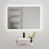 DOMETOUR 40 x 28 in. Rectangular Acrylic Framed Dimmable Anti-Fog LED Bathroom Vanity Mirror - 3 of 4