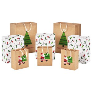 Hallmark Recyclable Christmas Gift Bags for Kids' - 1 of 2