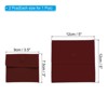 Unique Bargains Portable Velvet Jewelry Pouch with Snap Button for Necklace Watches 2 Pcs - 2 of 4