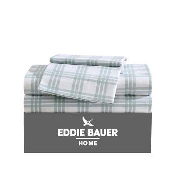 Eddie Bauer Basic Plaid - Green King Sheet Set