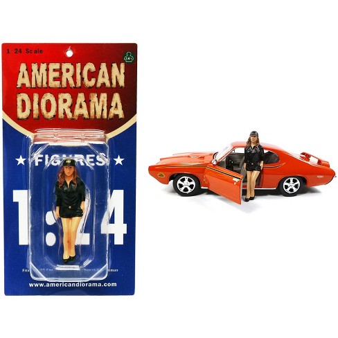 miniature 1/24 divers figurine sue (voiture non incluse), american diorama  –