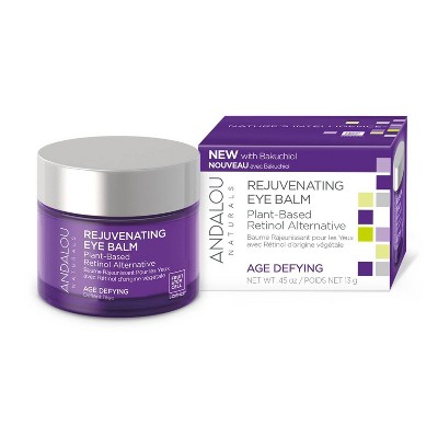 Andalou Naturals Age Defying Rejuvenating Plant Based Retinol Alternative Eye Balm - 0.45oz