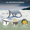 WestinTrends Azura Outdoor Patio HDPE Adirondack Ottoman Footrest - 3 of 4
