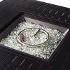 42" Square Aluminum 55000 BTUs Propane Paneled Fire Table with 2 Covers - Oakland Living
 - 4 of 4