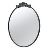 Cesicia 36" x 39" Round Mirror, Wall Mounted Mirror with Metal Frame for Bathroom Living Room - 2 of 4