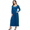 24seven Comfort Apparel Long Sleeve Empire Waist Pocket Maxi Dress - image 2 of 4