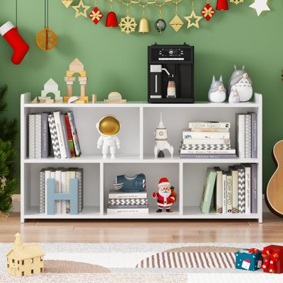 Book Shelf, Cubes Storage Organizer, Freestanding Bookshelf Cube Shelf for Bedroom, Living Room, 3-Tier Open Bookshelf Wooden Bookcase