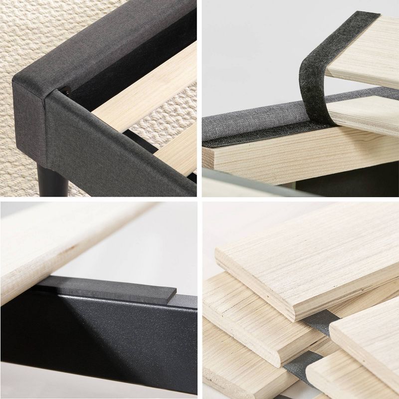 Shalini Upholstered Platform Bed Frame - Zinus, 6 of 11