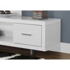 60" Contemporary Laminate TV Stand with Spacious Storage Drawer and Thick Panel Shelves for Living Room - 4 of 4