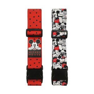 Disney Mickey Mouse 2-Pack Luggage Straps - 1 of 4