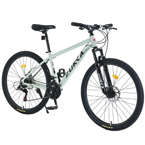 Okak 27.5IN Mountain Bike with Aluminum Alloy Frame, Kids Dirt Bike with 21 Speed Gear and Front Suspension, Bicycle for Kids and Adults - 1 of 4