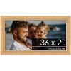 PosterPalooza | 36x20 Modern Bamboo Picture Frame, UV Acrylic, 5 Finishes - 2 of 4