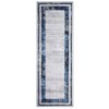 Border 2x6 Machine Washable Runner Rug Non Slip Extra Thin Low Pile Carpet Indoor Soft Foldable Floor Mat for Hallway Entryway Kitchen Laundry - 3 of 4