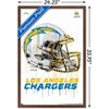 Trends International NFL Los Angeles Chargers - Drip Helmet 20 Framed Wall Poster Prints - 3 of 4