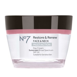 No7 Restore & Renew Face & Neck Multi Action Day Cream SPF 30 1.69oz