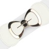 INSPIRE CHIC Women's Bow Buckle Elastic Waist Seal Belts - 2 of 4