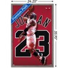 Trends International Michael Jordan - Jersey Framed Wall Poster Prints - 3 of 4