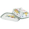 Blue Rose Polish Pottery 708 Millena Square Butter Dish - 2 of 2