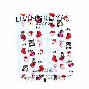 Living Royal Christmas Kitties Ankle Socks - 1 of 1