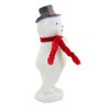 7.75 In Snowman With Tree! Top Hat Scarf Glitter Figurines - 3 of 3