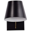 Nuvo Lighting Baxter 1 - Light Vanity in  Black/Burnished Brass - 4 of 4