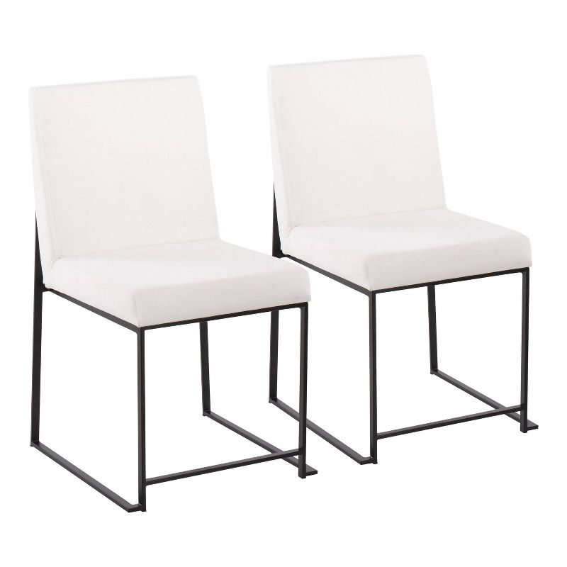 Set of 2 High Back Fuji Dining Chairs, 1 of 12