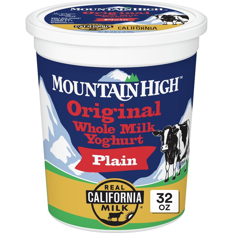 Mountain High All Natural Original Plain Yoghurt - 32oz, 1 of 12