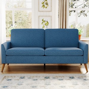 Dyonery 68" Loveseat Sofa,Comfy Couches for Living Room,Mid Century Modern Loveseat Sofa,Tool-Free Assembly Small Couches for Bedroom Office - 1 of 4
