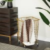 Iron Storage Cart Gold - Olivia & May - 2 of 4