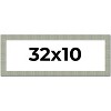 PosterPalooza | Panoramic Sculpted Blue Picture Frame - UV Acrylic, Foam Board Backing, Hanging Hardware - 2 of 4