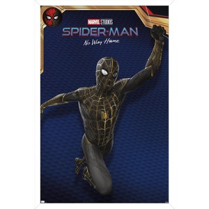 Trends International Marvel Spider-Man: No Way Home - Black Costume Framed Wall Poster Prints - 1 of 4