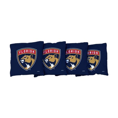 NHL Florida Panthers Corn-Filled Cornhole Bags Navy Blue - 4pk