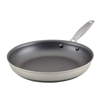 Zerodis 3 in 1 Frying Pan, Aluminum Alloy Partitioned Non Stick 3