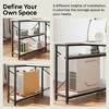 Bestier 47 inch Corner L-Shaped Desk with Storage Shelves Home Office Desk - 2 of 4