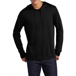 Mafoose Mens Soft and Color-Locking PosiCharge Tri-Blend Moisture-Wicking Long Sleeve Hoodie - 1 of 4