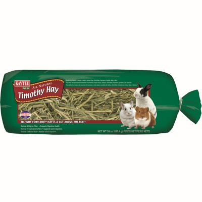 Kaytee Natural Timothy Hay Compressed Bale for Small Animals