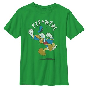 Boys Mickey & Friends Donald Duck Angry Jump T Shirt - 1 of 4