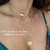 HTUTWOO 18K Gold Moon Star Lion Evil Eye Love Heart Cross Pendant Necklace Medallion Paperclip Chian Choker Layering Jewery for Women - 2 of 4