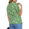 HAPPY BAY Women's Button Down Blouses Short Sleeve Tops Tropical Vacation Button Up Shirt Beach Party Holiday Summers for Women - 2 of 4