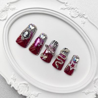 VYNXARIA Elegant Press-On Nails for Effortless Glam£¬Size L