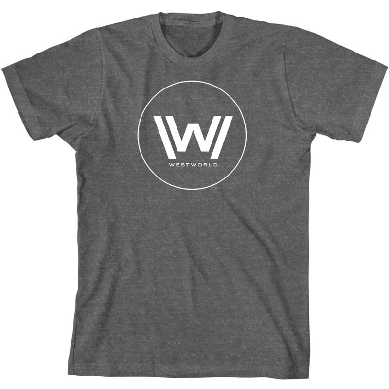 Westworld Show Logo Men's Charcoal Graphic Tee, 1 of 2