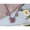 Alilang Sparkling Rhinestone Playing Card Suit Necklace with Silver Tone Chain - 2 of 4