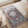 SONGMICS HOME Area Rug, Non-Slip Carpet, Traditional Vintage Style, Machine Washable Coffee Brown - 2 of 4