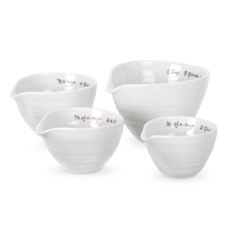 Portmeirion Sophie Conran Measuring Cups, Set of 4 - 1, ½, ⅓, ¼ cup, 1 of 4