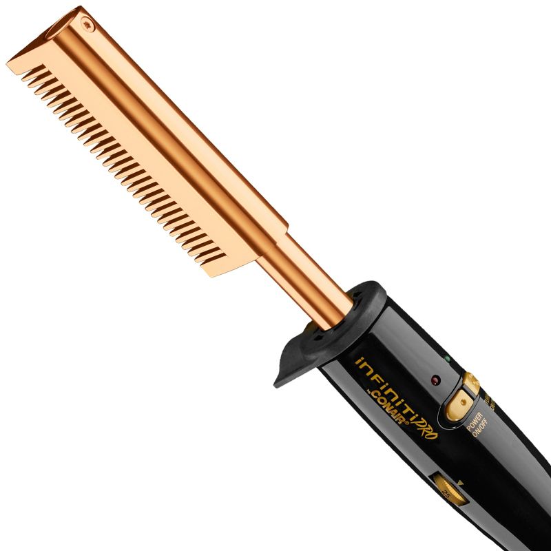 Conair InfinitiPro Straightening Comb - Gold, 4 of 5