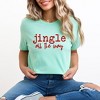 Simply Sage Market Women's Jingle All The Way Puff Print Short Sleeve Graphic Tee - 2 of 4
