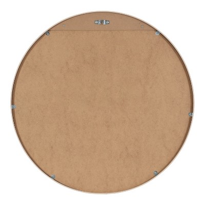 Zayda 24" Round Aluminum Bathroom Mirror