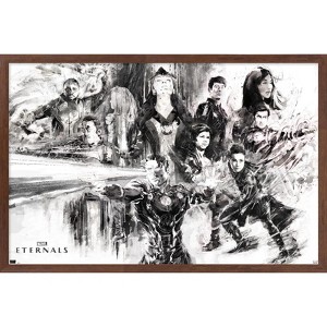 Trends International Marvel Eternals - Sketch Framed Wall Poster Prints - 1 of 4