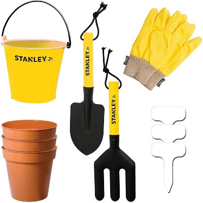 Stanley Jr. 3 Piece Garden Toolset - Black, Yellow